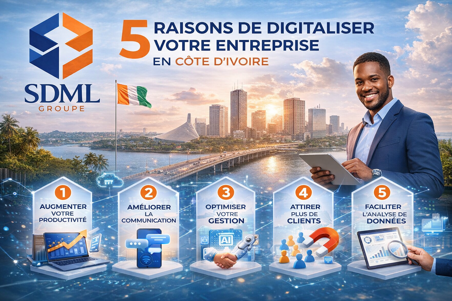 5 raisons de digitaliser votre entreprise en Côte d'Ivoire
